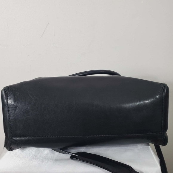 Coach 32291 Borough Bag Black Soft Nappa Leather 2/Way Shoulder Bag - Picture 8 of 15